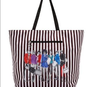 Henri Bendel Izak girls packable reversible tote